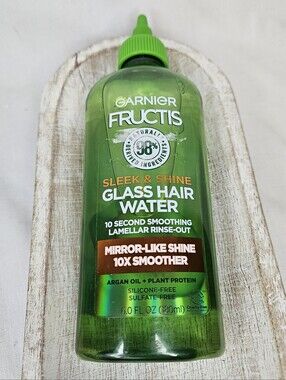 Garnier Fructis Sleek & Shine Glass Hair Water Lamellar Treatment 6oz NWT